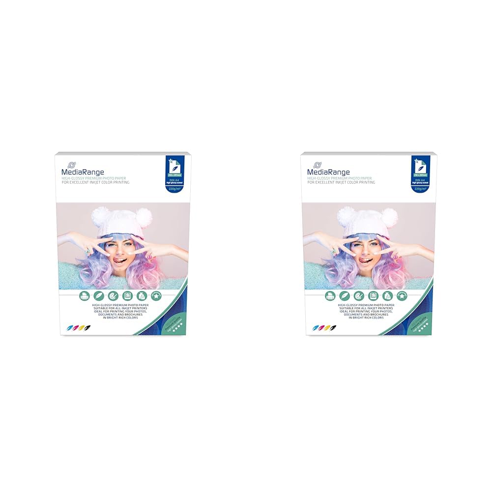 mediarange-hochglanz-fotopapier-220-g-m-100-blatt-f-r-inkjet-a4 image 8