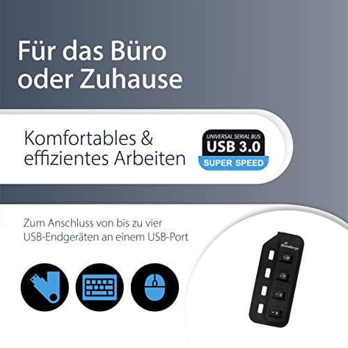 mediarange-usb-3-0-hub-4-ports-mit-einzelschaltern-schwarz image 7