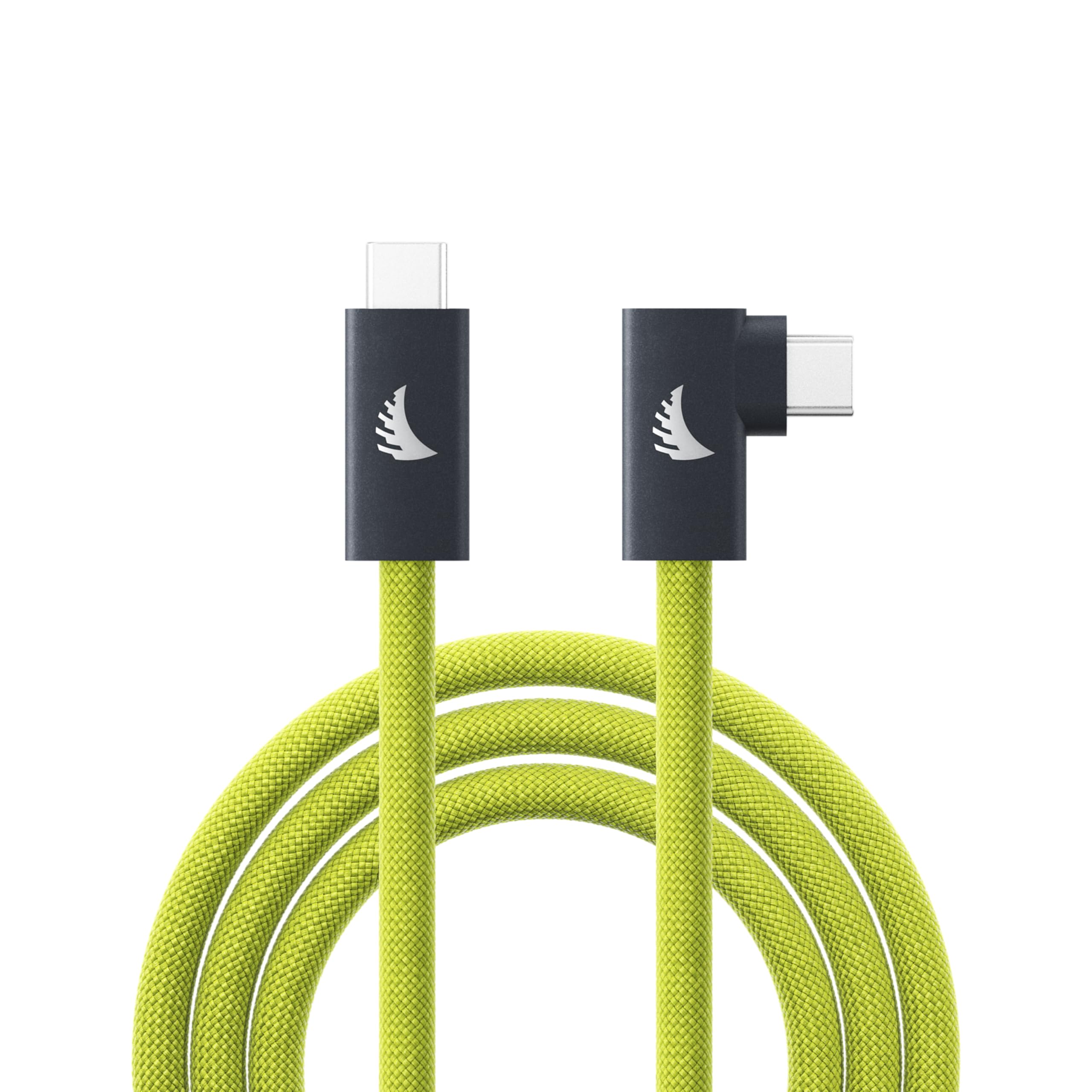 angelbird-usb-c-3-2-solid-flex-tether-kabel-right-angle-lime-4-5-m-20-gb-s-240-w image 1