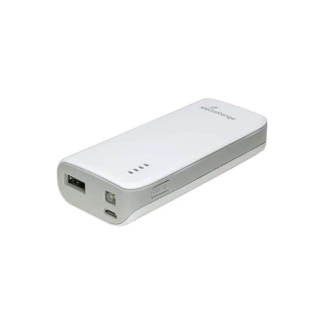mediarange-mobiles-ladeger-t-i-powerbank-5-200mah-mit-led-taschenlampe-1x-usb-a- image 1