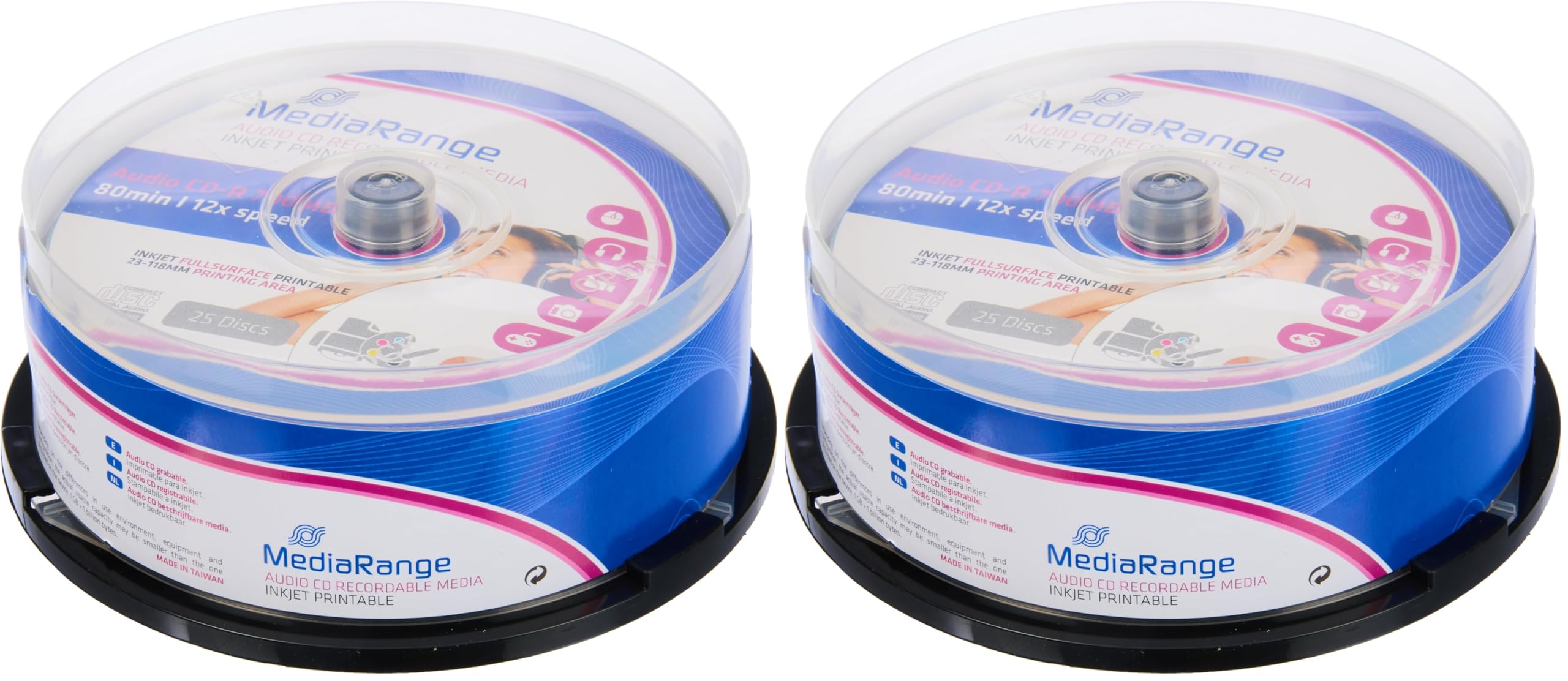 mediarange-audio-cd-r-700-mb-80-min-12x-inkjet-bedruckbar-25er-pack image 5