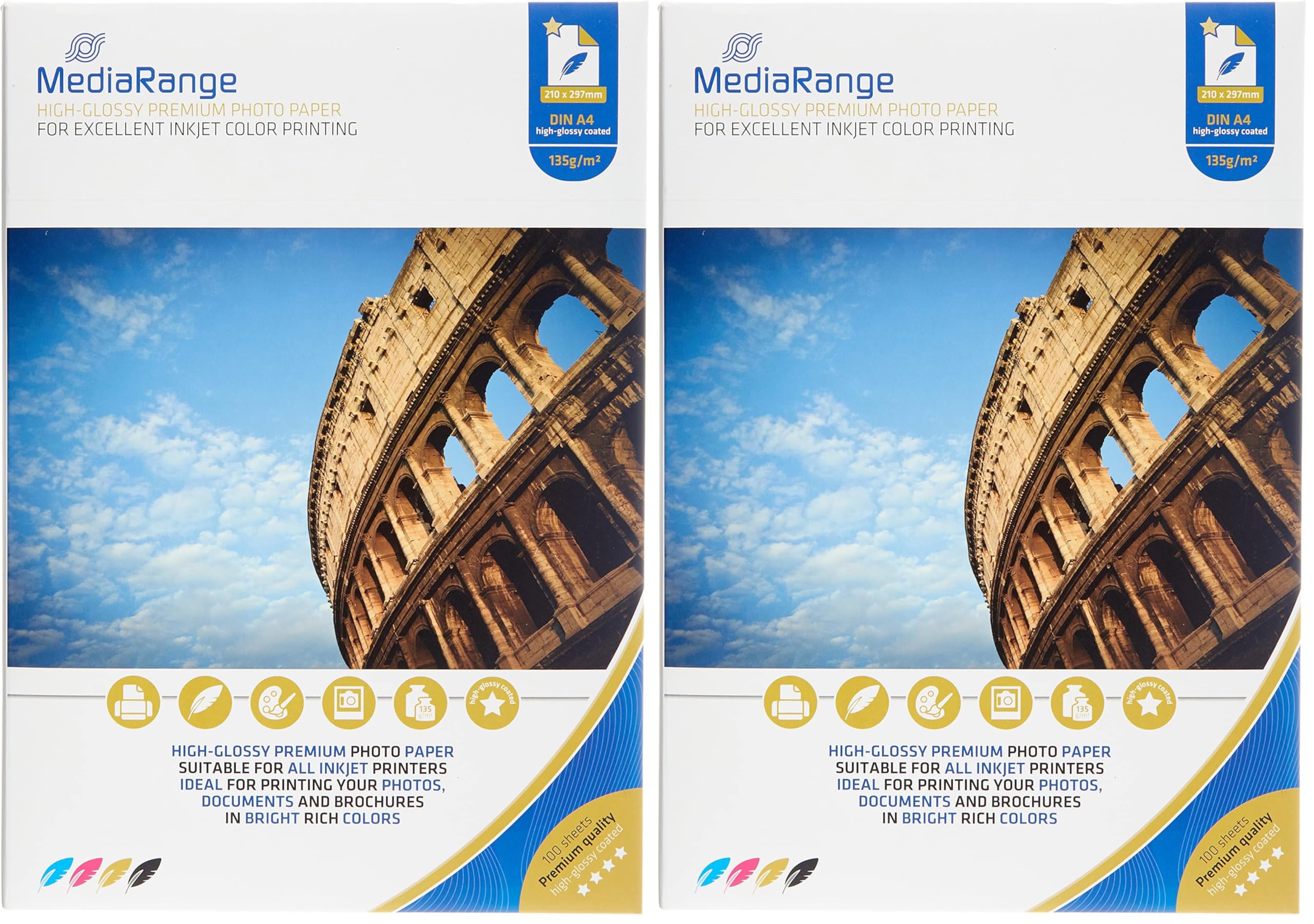 mediarange-hochglanz-fotopapier-135-g-m-100-blatt-f-r-inkjet-a4 image 5