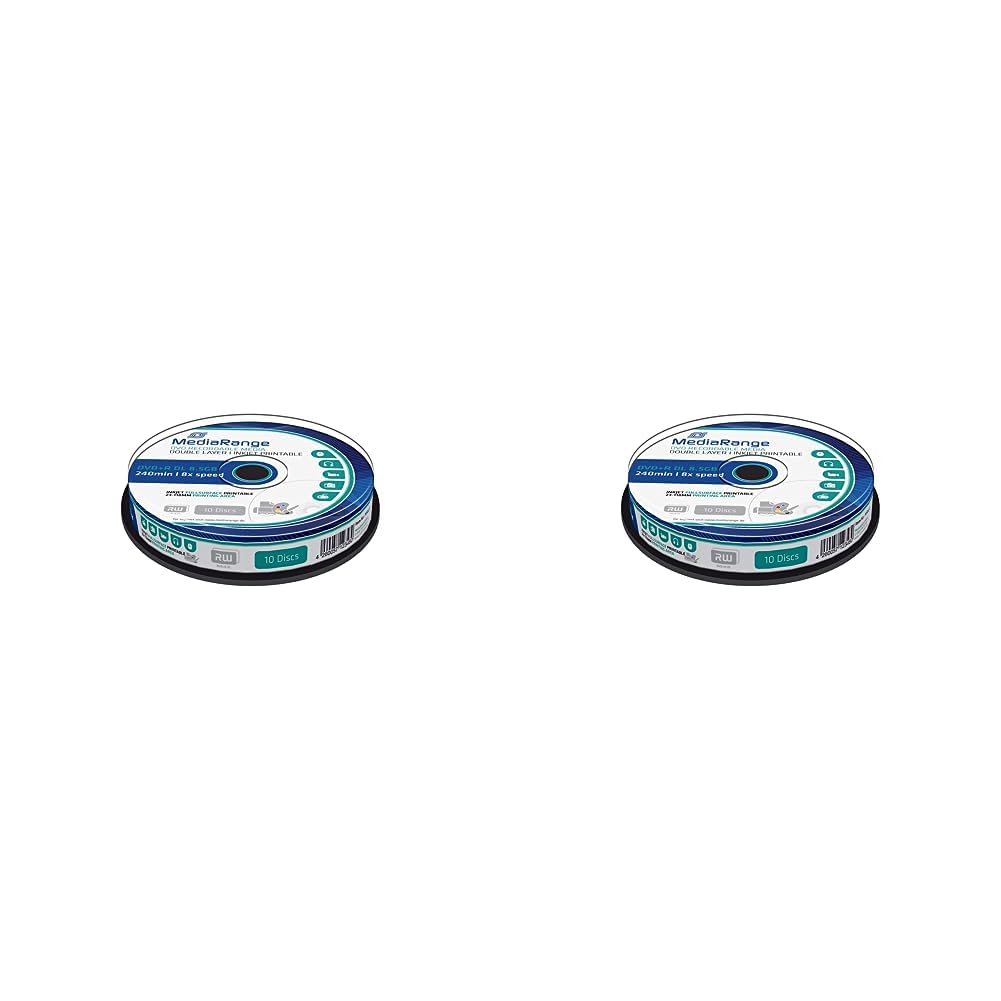 mediarange-dvd-r-dl-8-5gb-240-min-25er-pack-8x-inkjet-bedruckbar image 4