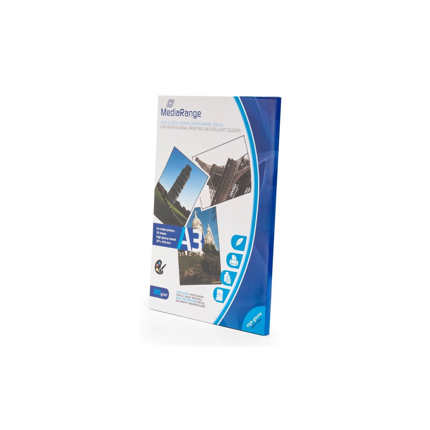 mediarange-hochglanz-fotopapier-220-g-m-100-blatt-f-r-inkjet-a4 image 6