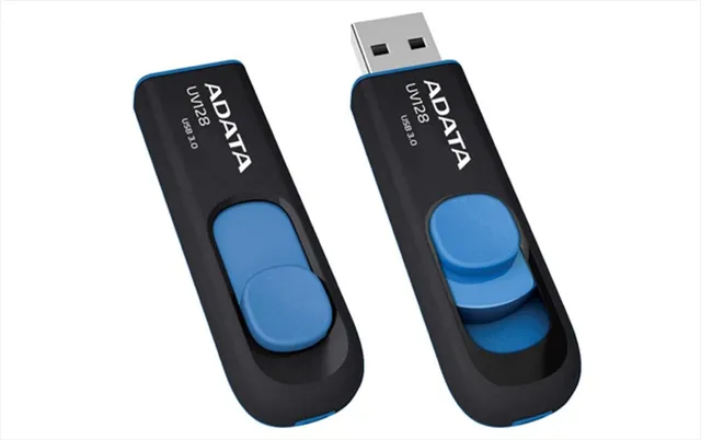 adata-uv128-64gb-usb-3-1-flash-laufwerk-schwarz-blau image 1