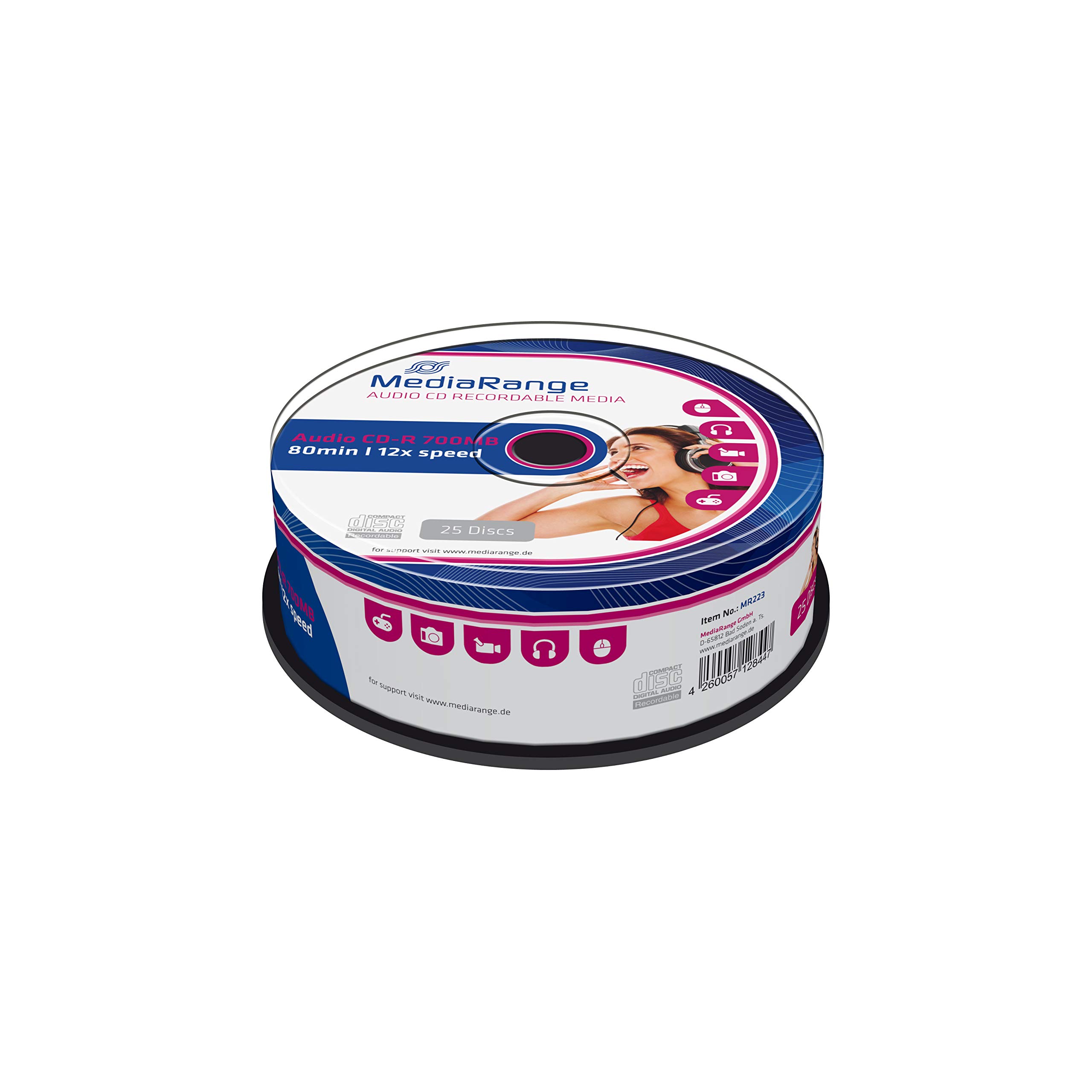 mediarange-audio-cd-r-700-mb-80-min-12x-25er-pack image 1