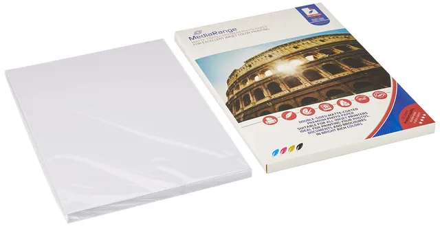 mediarange-matt-fotopapier-a4-200-g-m-50-blatt-beidseitig-f-r-inkjet-wei image 1