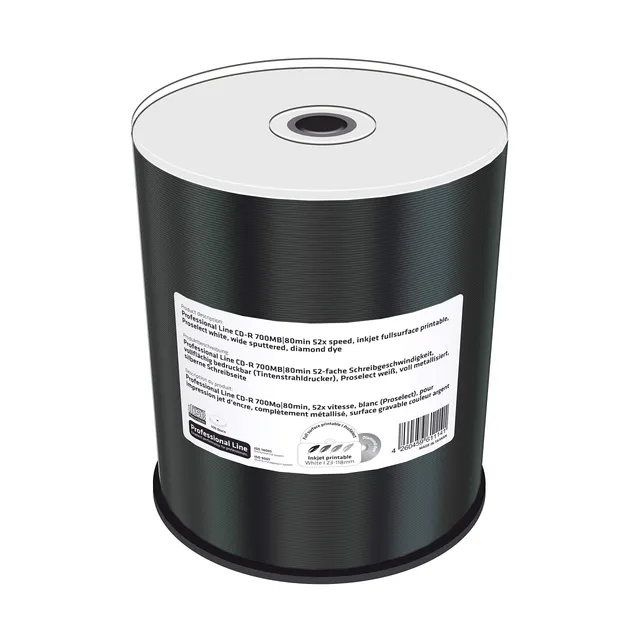 mediarange-cd-r-700mb-80-min-100er-pack-52x-inkjet-bedruckbar image 1