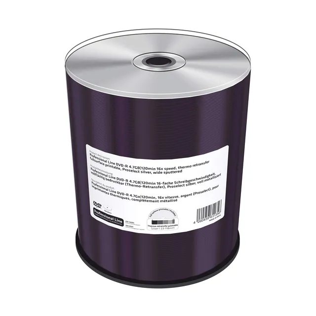 mediarange-professional-line-dvd-r-4-7gb-120min-16x-vollfl-chig-bedruckbar-therm image 1