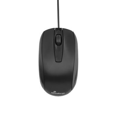 mediarange-usb-maus-3-tasten-1-000-dpi-symmetrisch-schwarz image 4