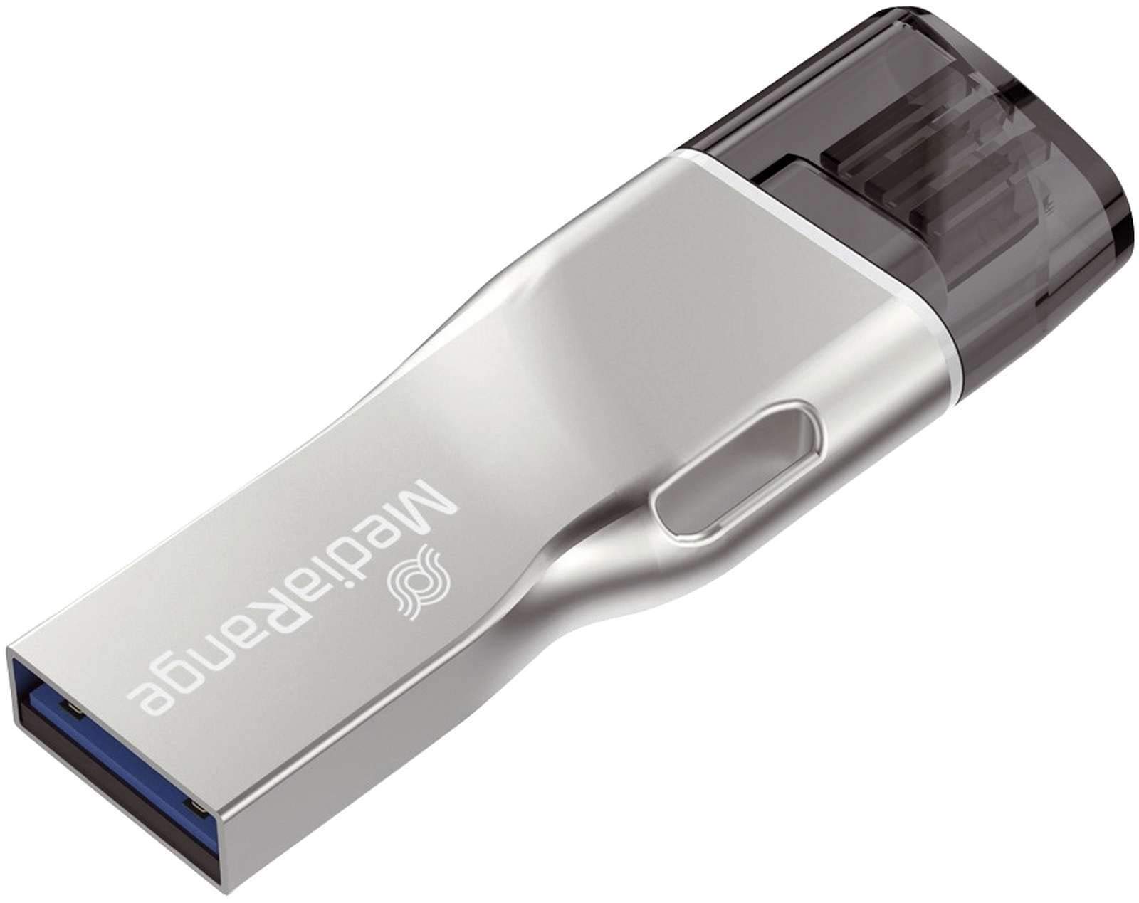 mediarange-usb-3-0-kombo-speicherstick-32gb-mit-lightning-anschluss image 2