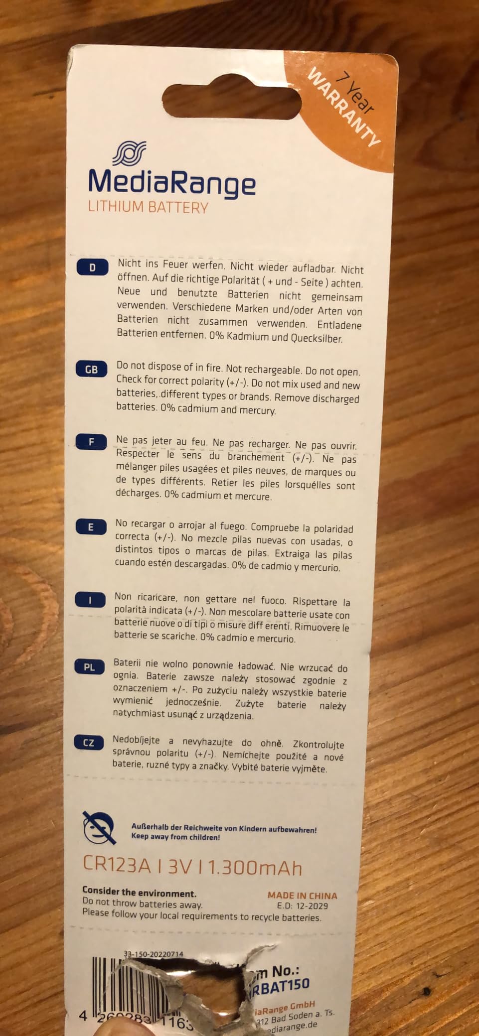 Langlebige Energie