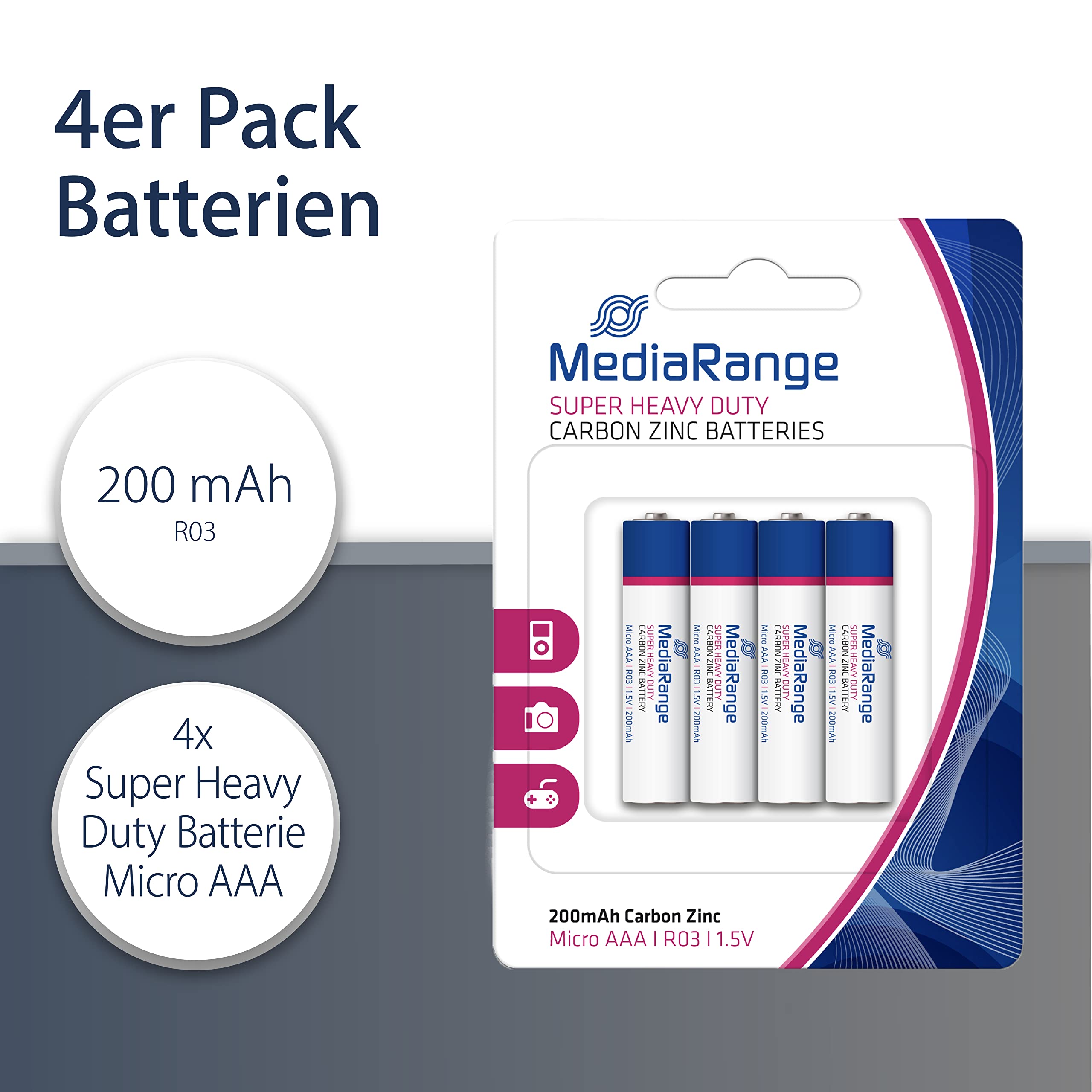 mediarange-zink-kohle-batterien-micro-aaa-r03-1-5-v-4er-pack image 2