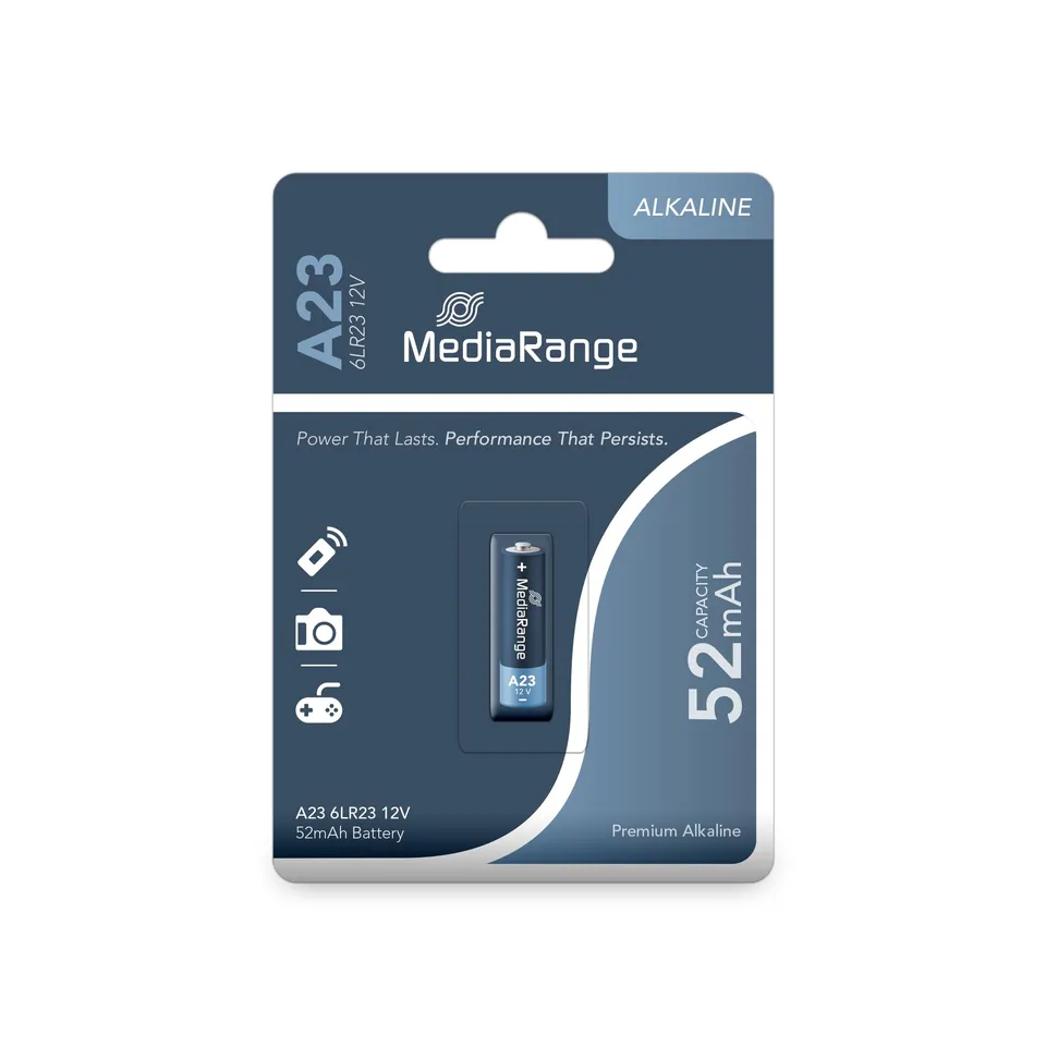mediarange-alkaline-batterie-a23-6lr23-12v-10x28mm-52mah image 1