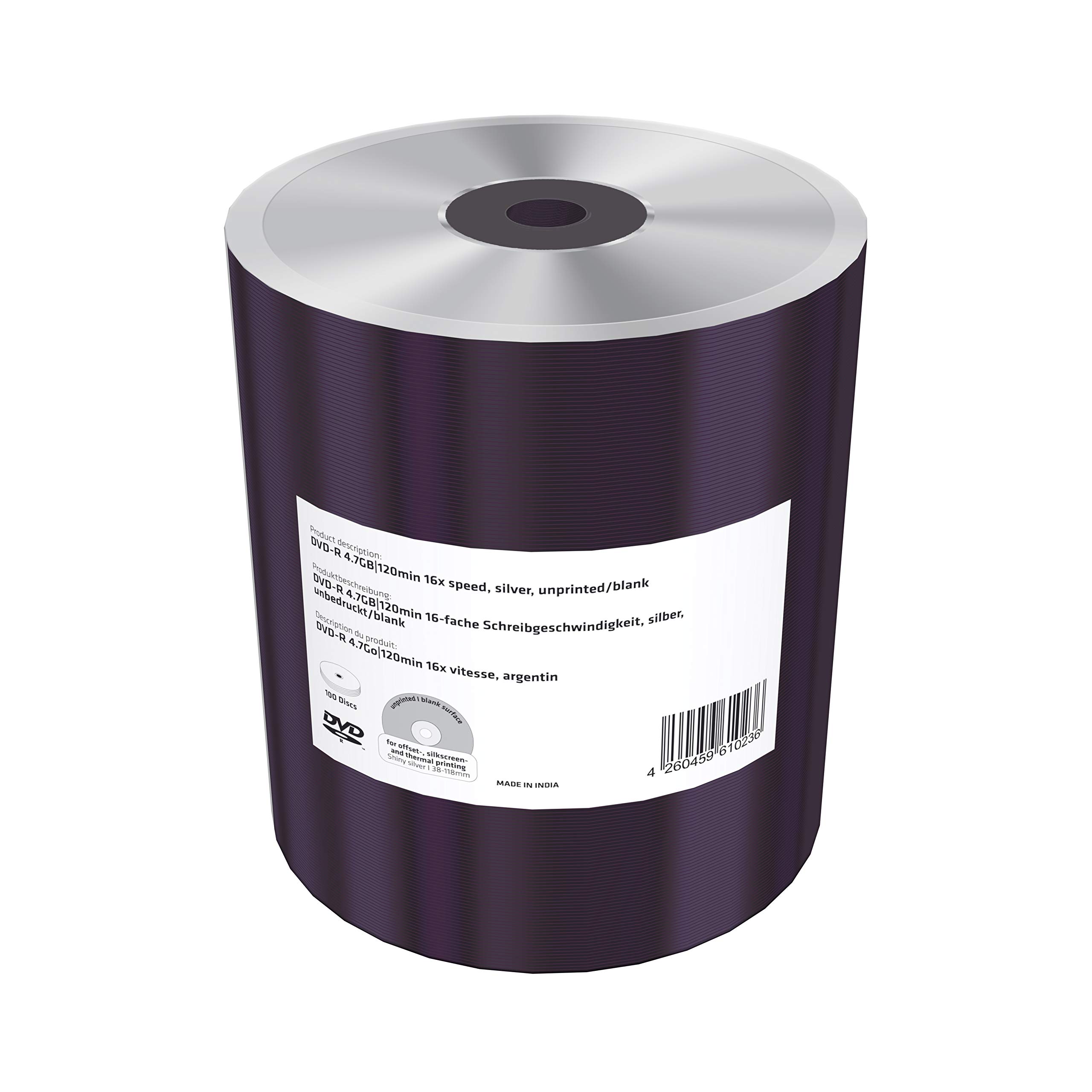 mediarange-dvd-r-4-7gb-120-min-100er-pack-16x-unbedruckt image 1