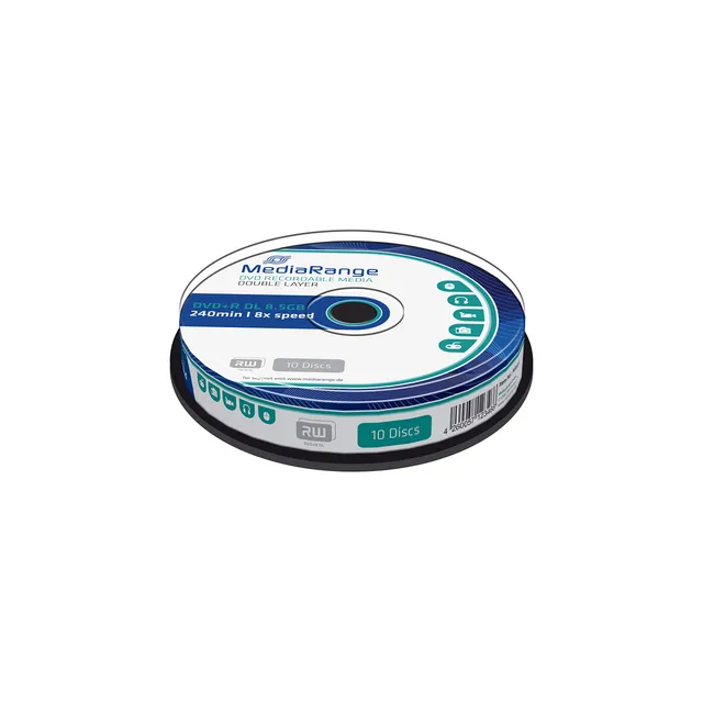 mediarange-dvd-r-dl-8-5gb-240-min-10er-pack-8x image 1