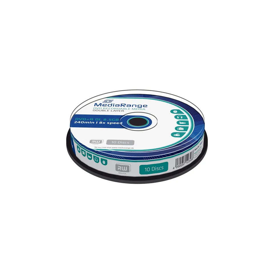 mediarange-dvd-r-dl-8-5gb-240-min-10er-pack-8x image 1