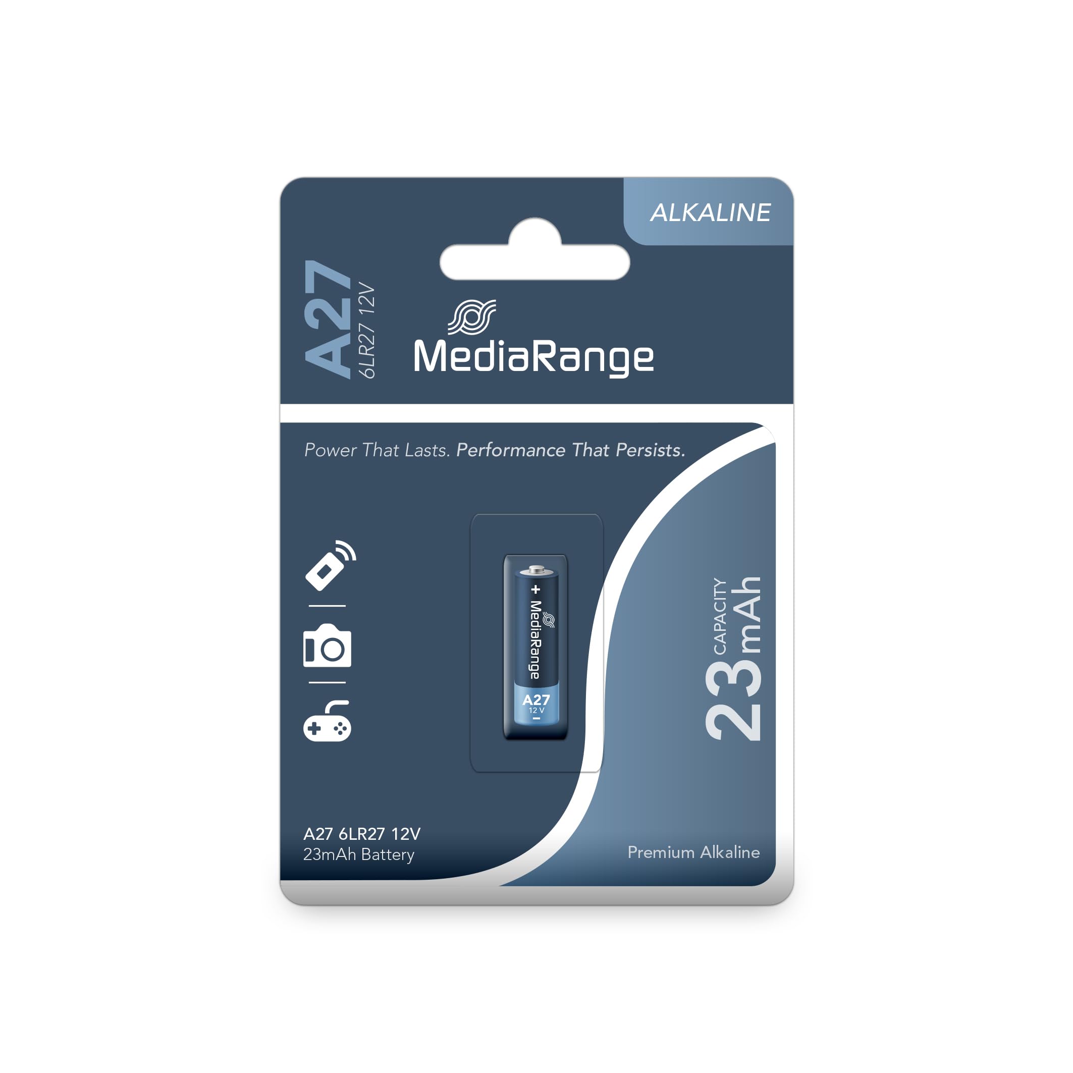mediarange-alkaline-batterie-a27-6lr27-12v-1-st-ck image 1