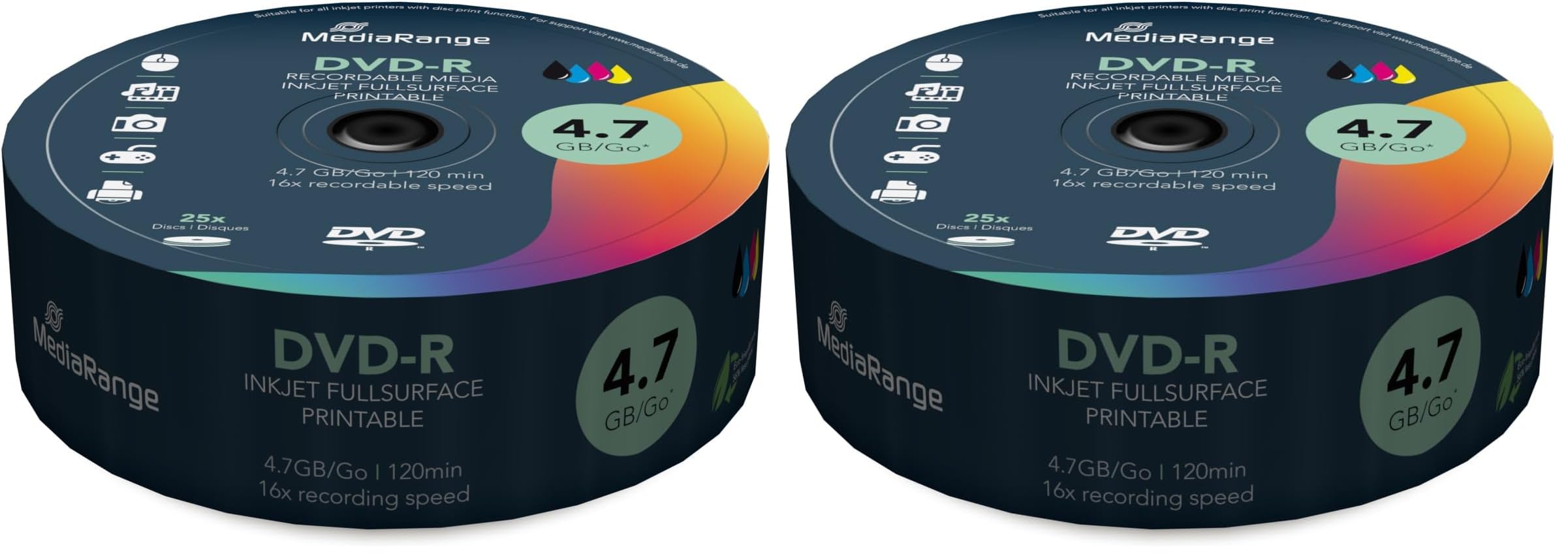 mediarange-dvd-r-4-7-gb-120-min-25er-pack-16x-inkjet-bedruckbar image 4