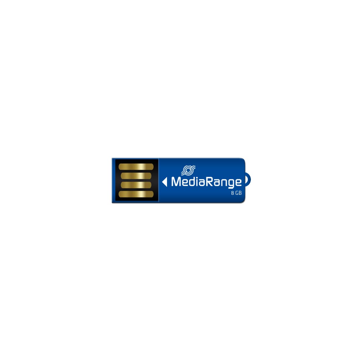 mediarange-usb-stick-usb-2-0-8gb-b-roklammer-design-blau-kompakt image 1