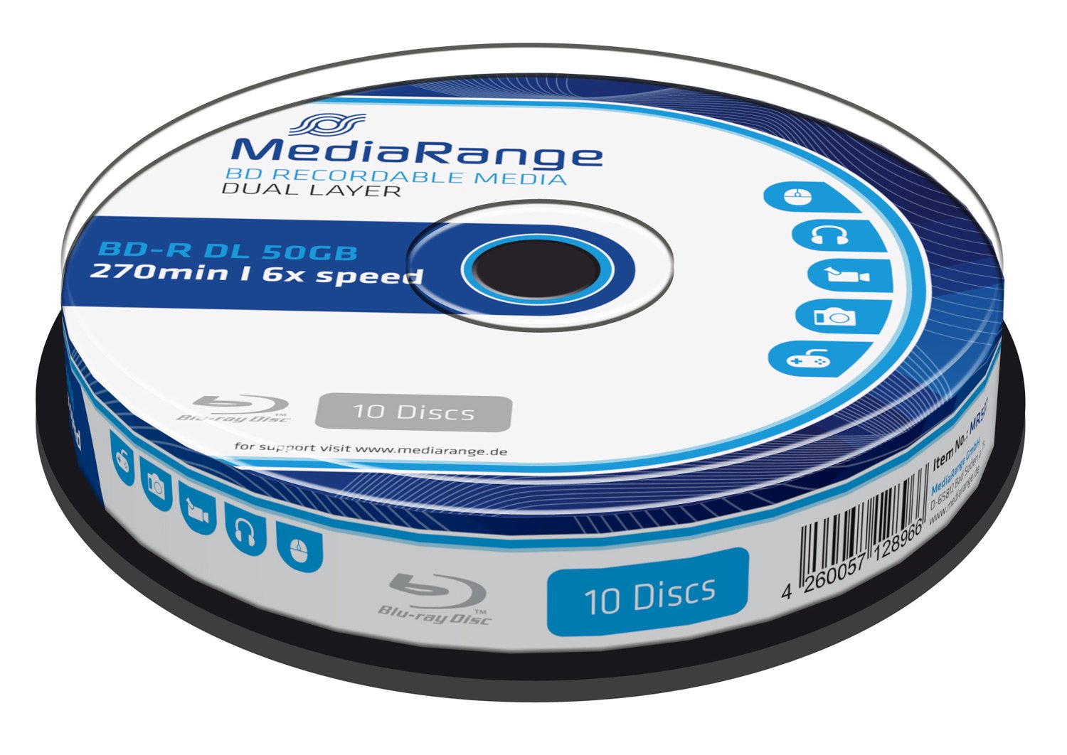 mediarange-bd-r-dl-50gb-25er-pack-6x-inkjet-bedruckbar image 7