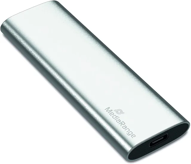 mediarange-externe-ssd-usb-c-3-2-gen-2-240gb-aluminium-silber image 1