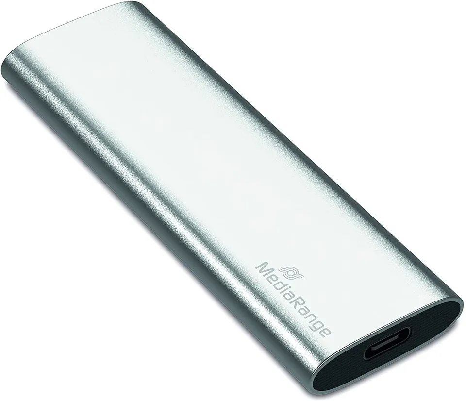 mediarange-externe-ssd-usb-c-3-2-gen-2-240gb-aluminium-silber image 1