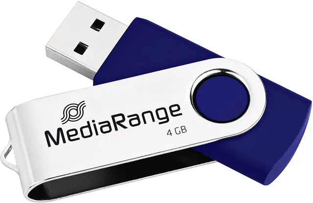 mediarange-usb-2-0-speicherstick-4gb-mini-usb-flash-laufwerk-drehkappengeh-use-b image 1