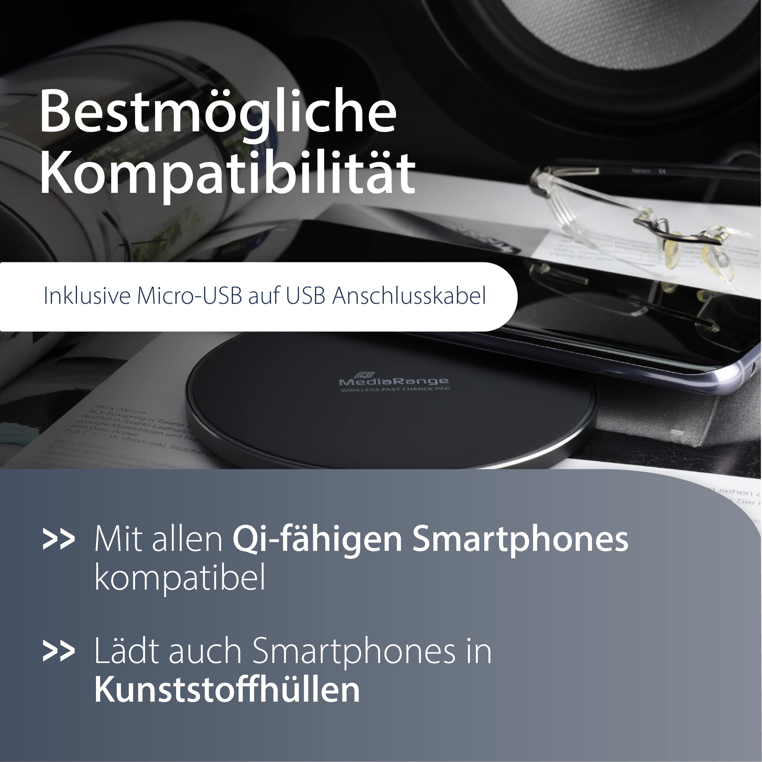 mediarange-induktive-schnellladestation-f-r-qi-smartphones-10w-schwarz image 4