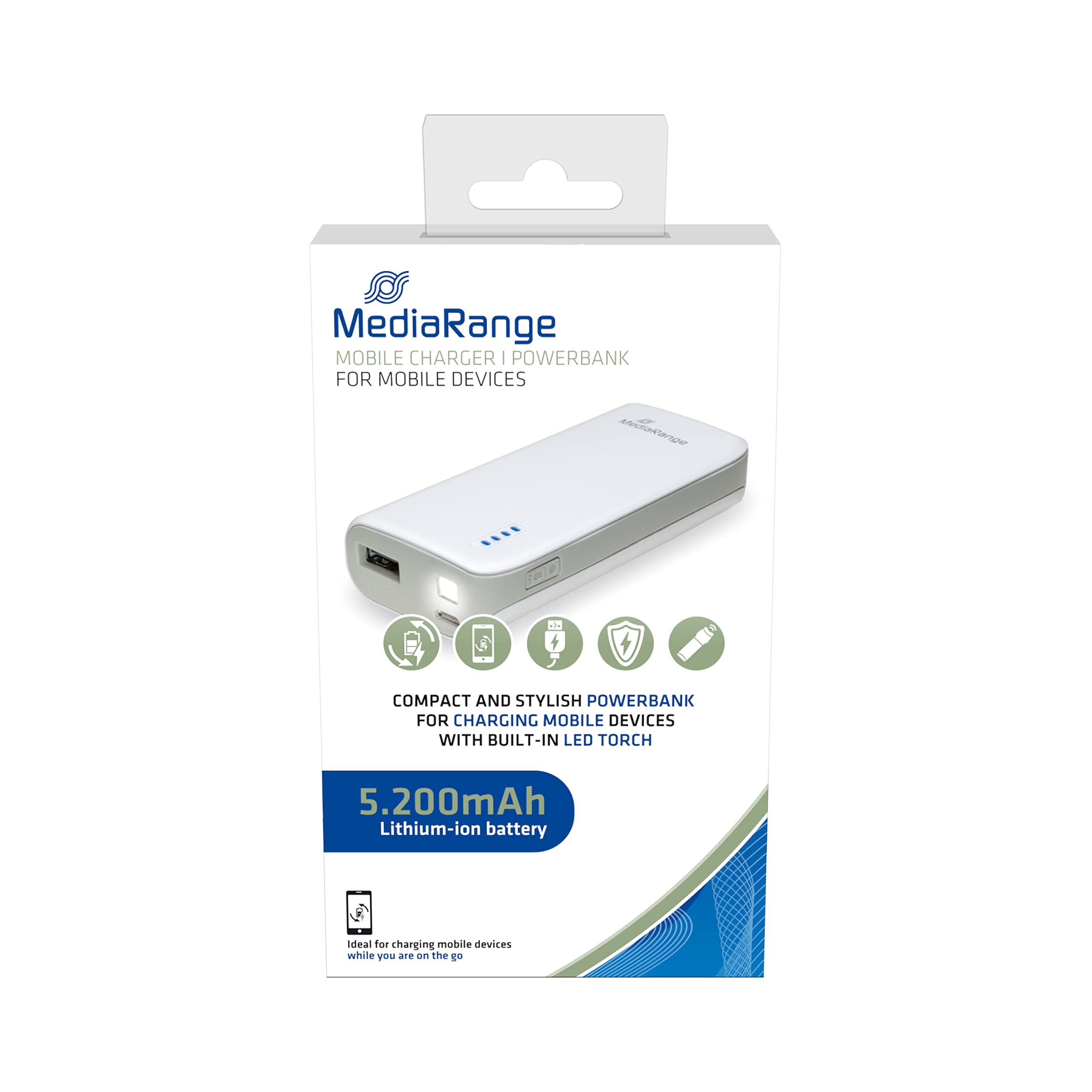 mediarange-mobiles-ladeger-t-i-powerbank-5-200mah-mit-led-taschenlampe-1x-usb-a- image 6