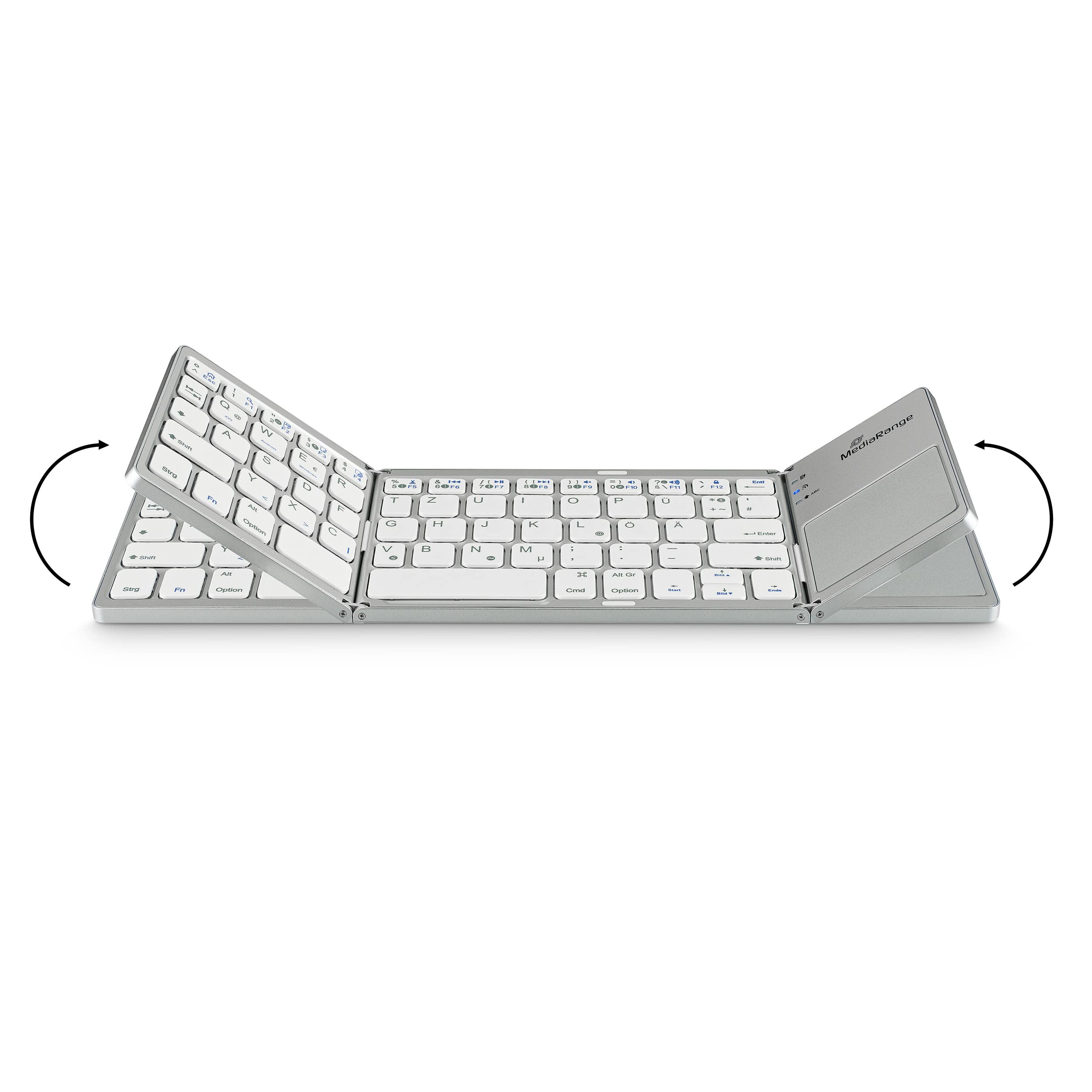 mediarange-funk-tastatur-qwertz-de-at-63-tasten-mit-touchpad-silber image 7