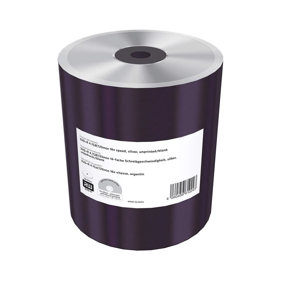 mediarange-dvd-r-4-7-gb-120-min-100er-pack-16x-unbedruckt-silber-gl-nzend image 1