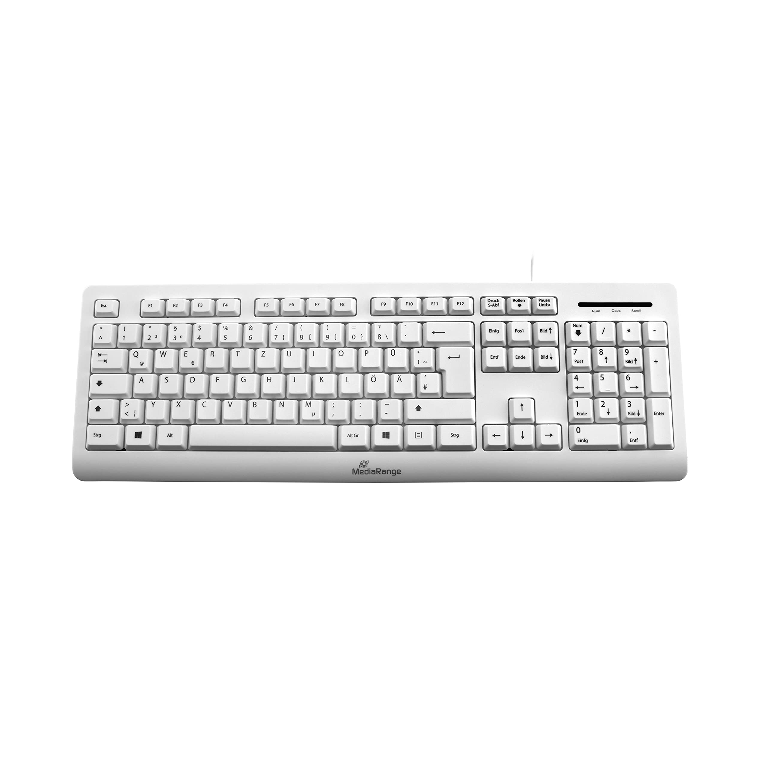mediarange-usb-tastatur-qwertz-de-at-schwarz-kabelgebundene-tastatur-mit-105-ult image 2