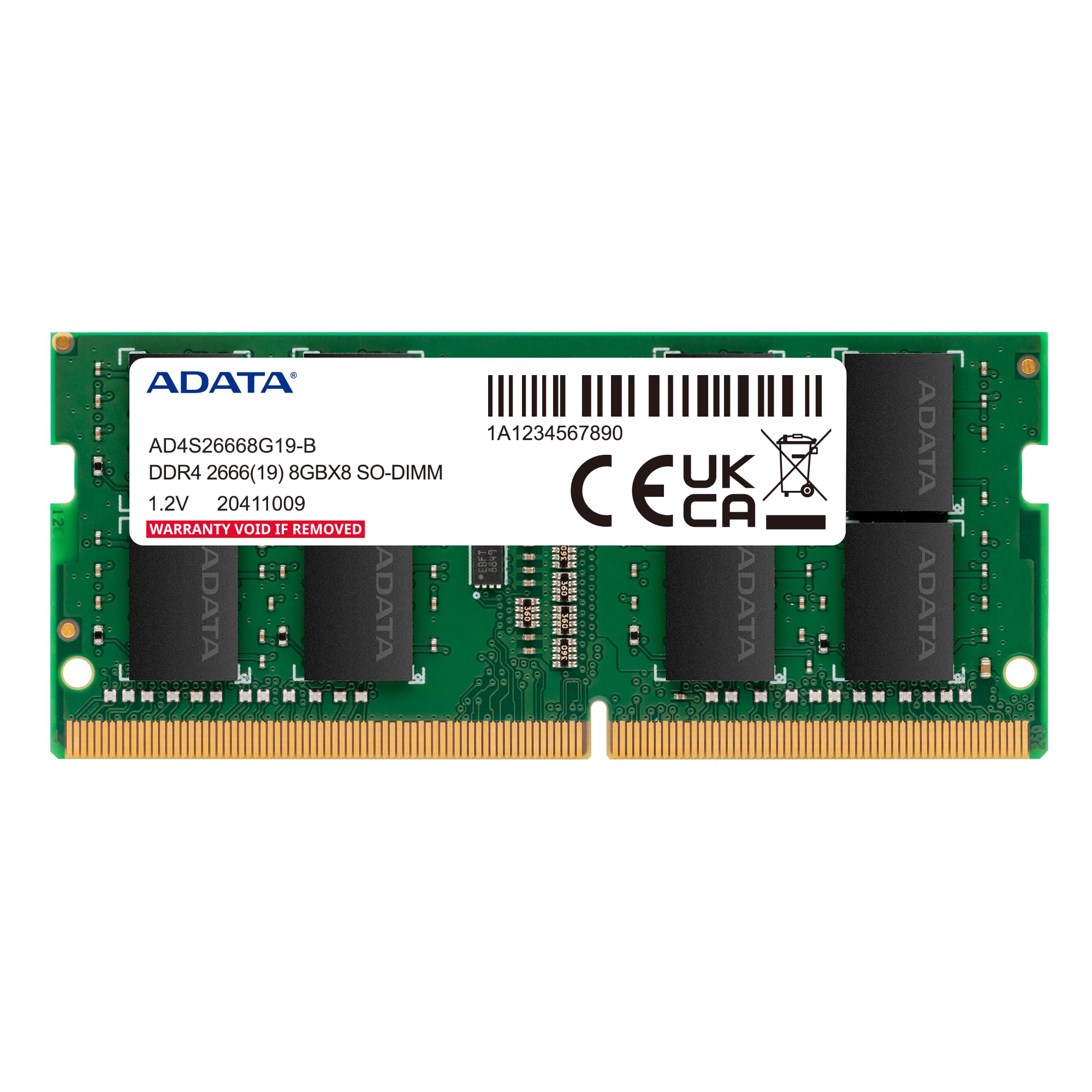 adata-premier-8-gb-ddr4-2666-mhz-sodimm-cl19-arbeitsspeicher image 1
