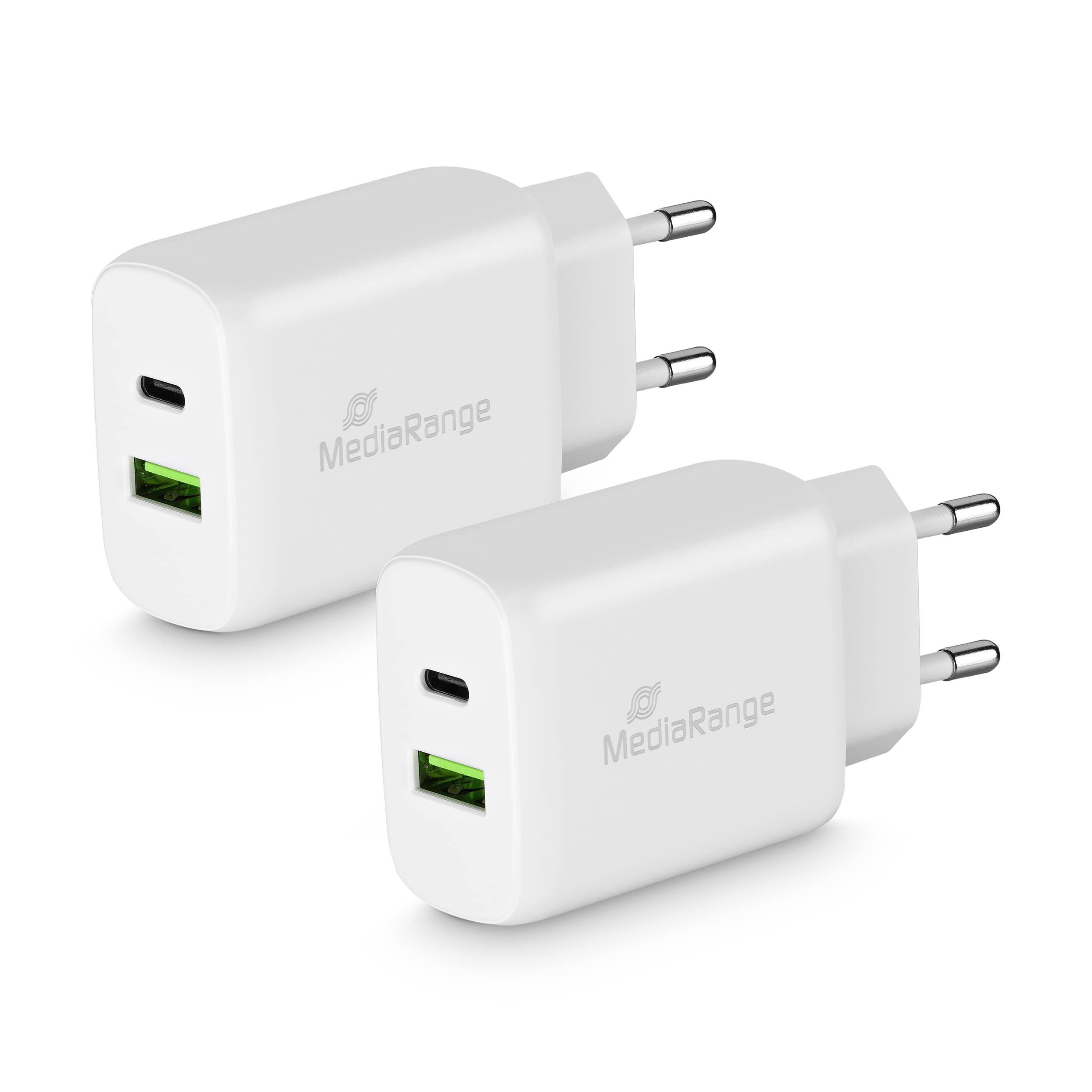 mediarange-25w-steckdosen-ladeger-t-mit-usb-a-und-usb-c-wei image 5