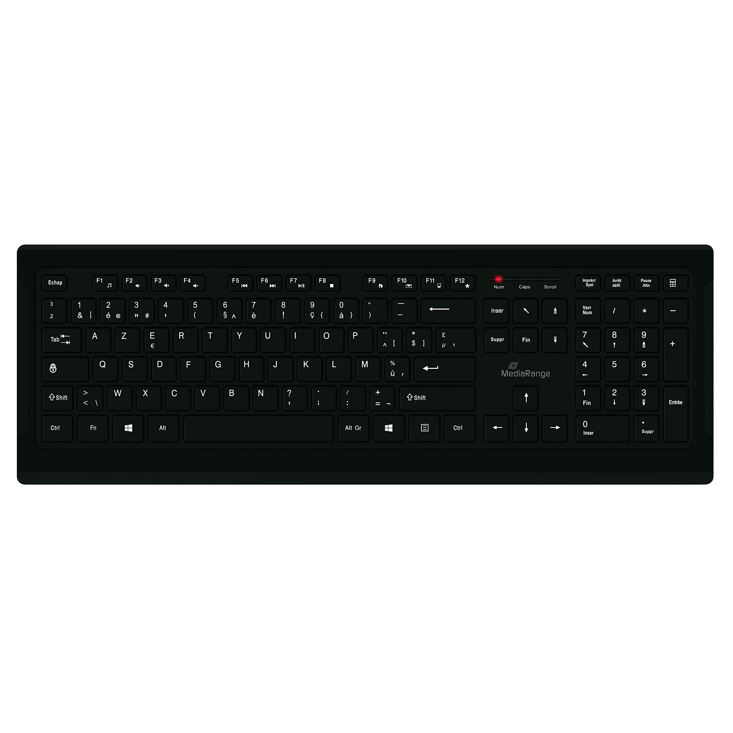 mediarange-kabelgebundene-usb-tastatur-qwertz-de-at-vollformat-schwarz-professio image 8