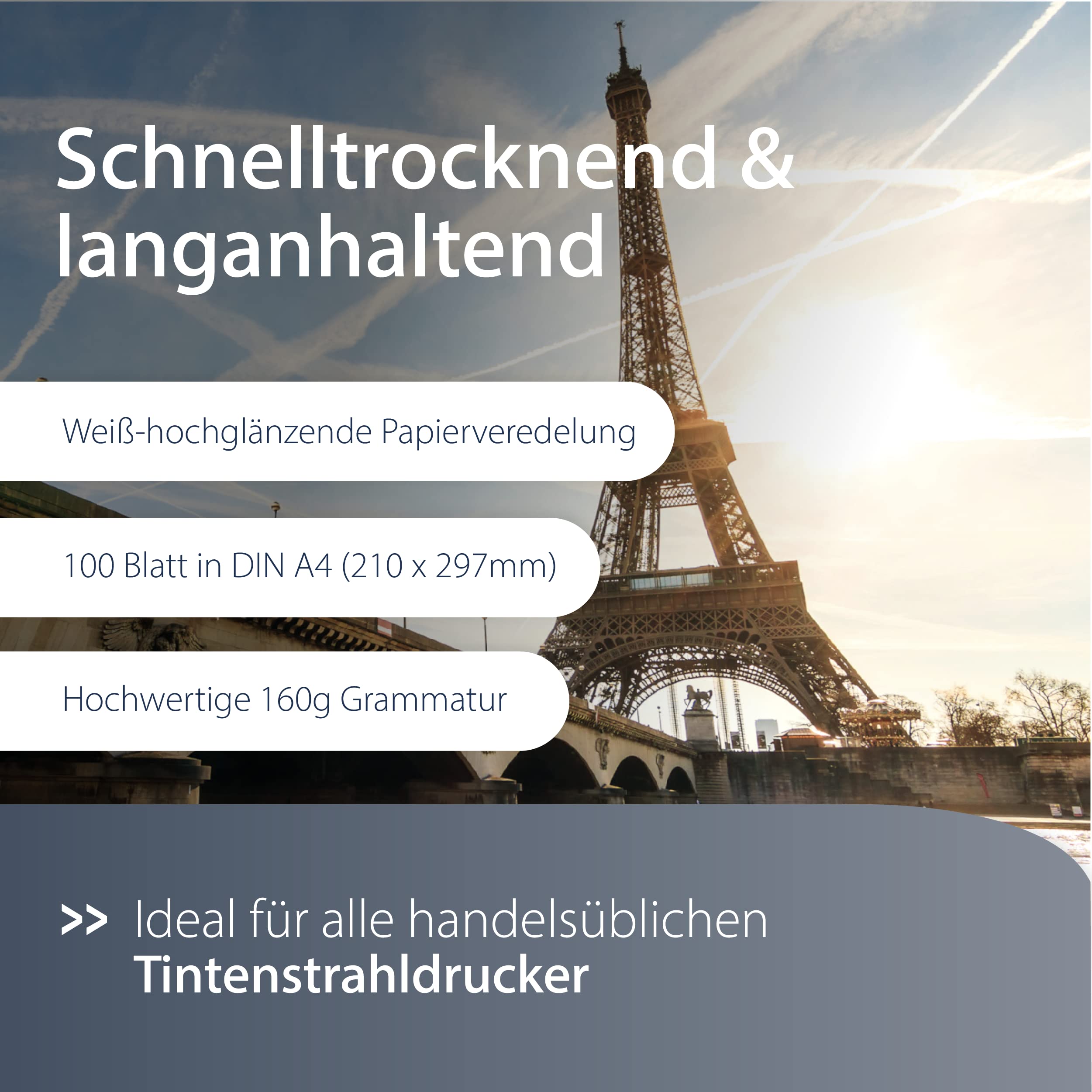 mediarange-hochglanz-fotopapier-160-g-m-din-a4-100-blatt-f-r-inkjet-drucker image 4
