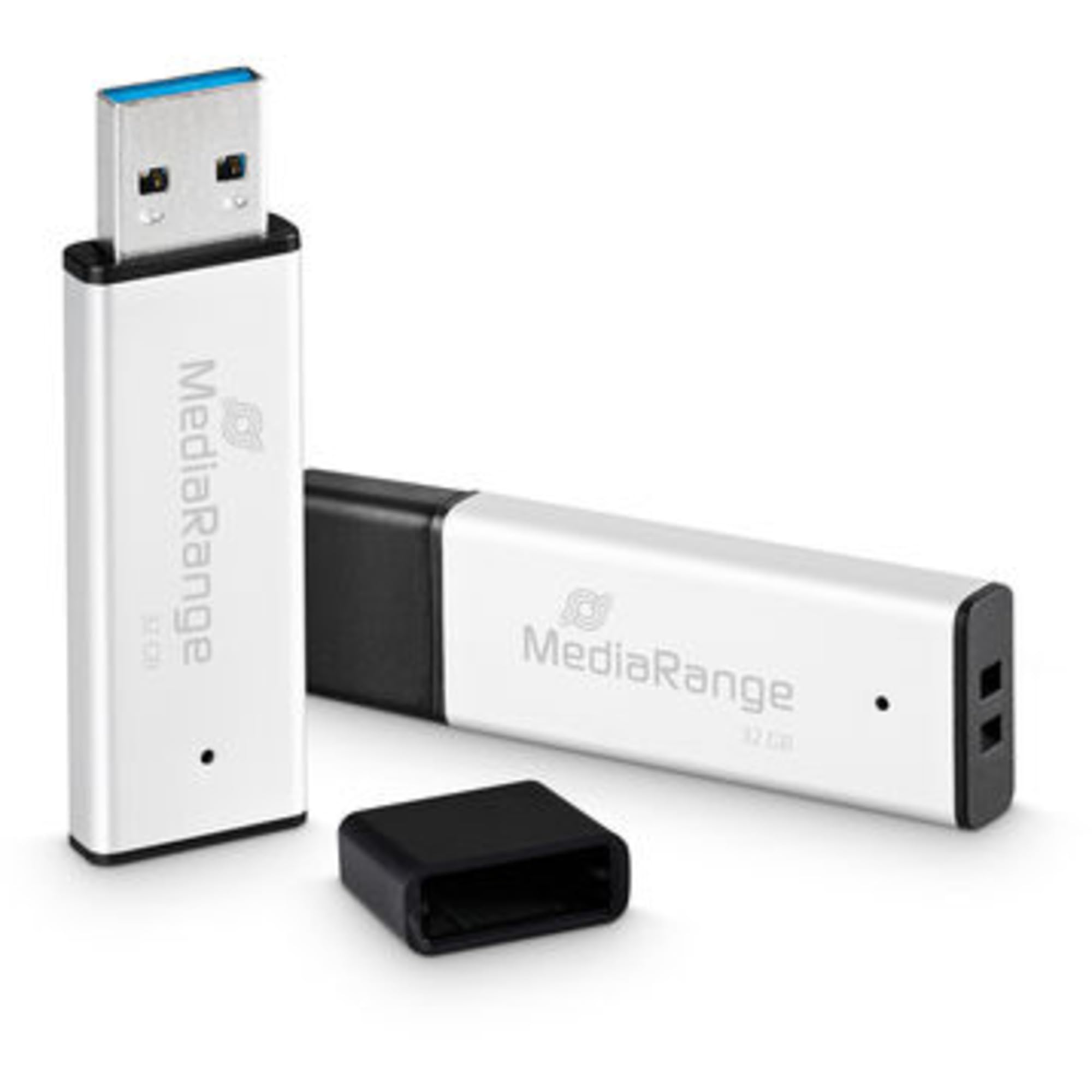 mediarange-usb-stick-usb-3-2-gen-1-32-gb-high-performance-silber image 1