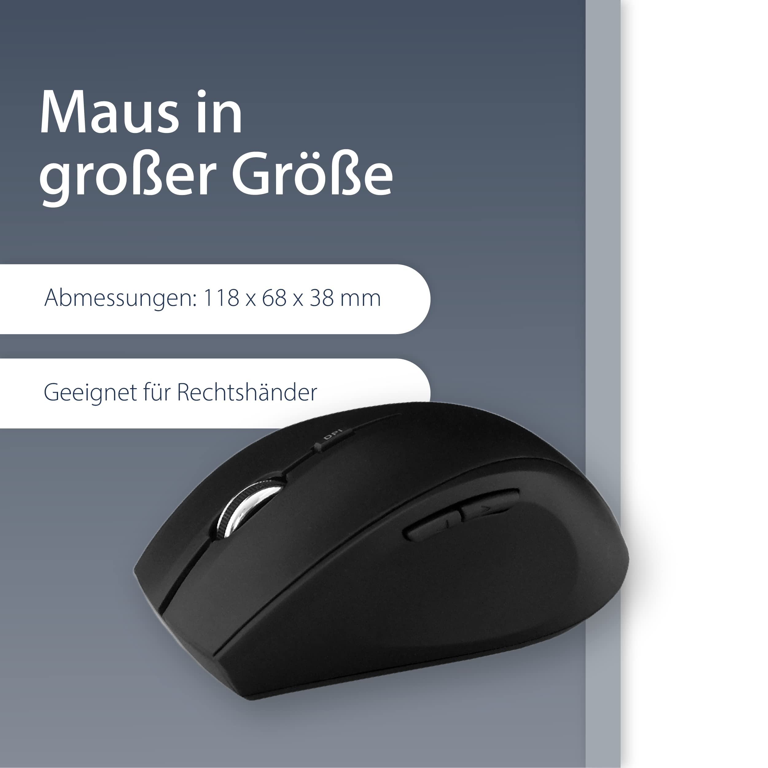 mediarange-funk-tastatur-und-maus-set-highline-serie-qwertz-schwarz-silber image 5