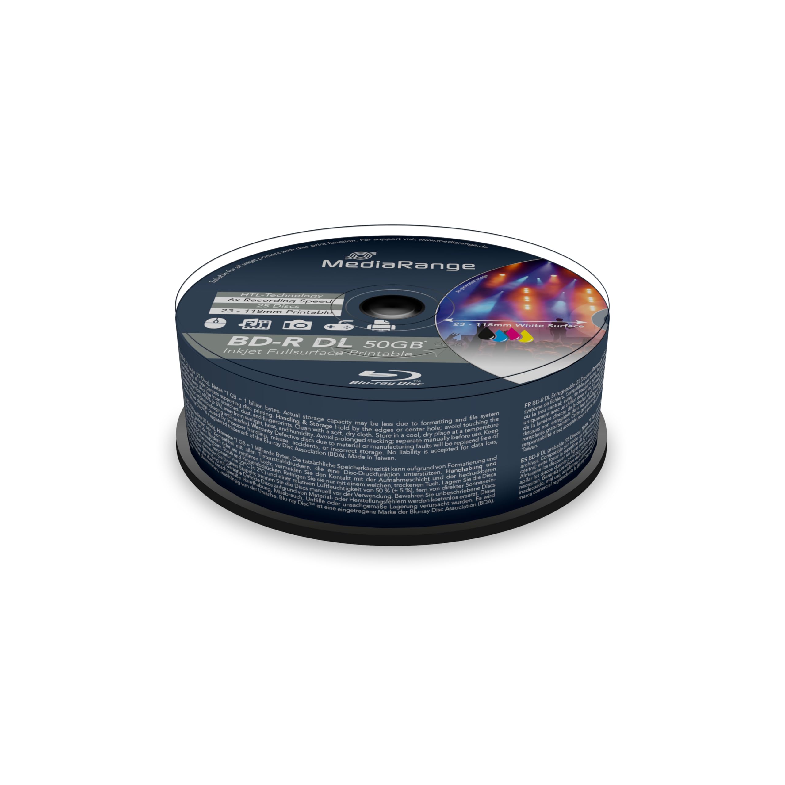 mediarange-bd-r-dl-50gb-25er-pack-6x-inkjet-bedruckbar image 3