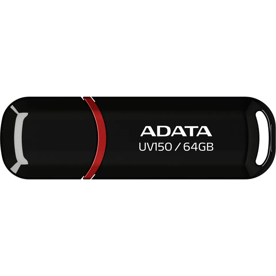 adata-auv150-64g-rbk-64gb-dashdrive-usb-3-1-flash-laufwerk-schwarz image 1