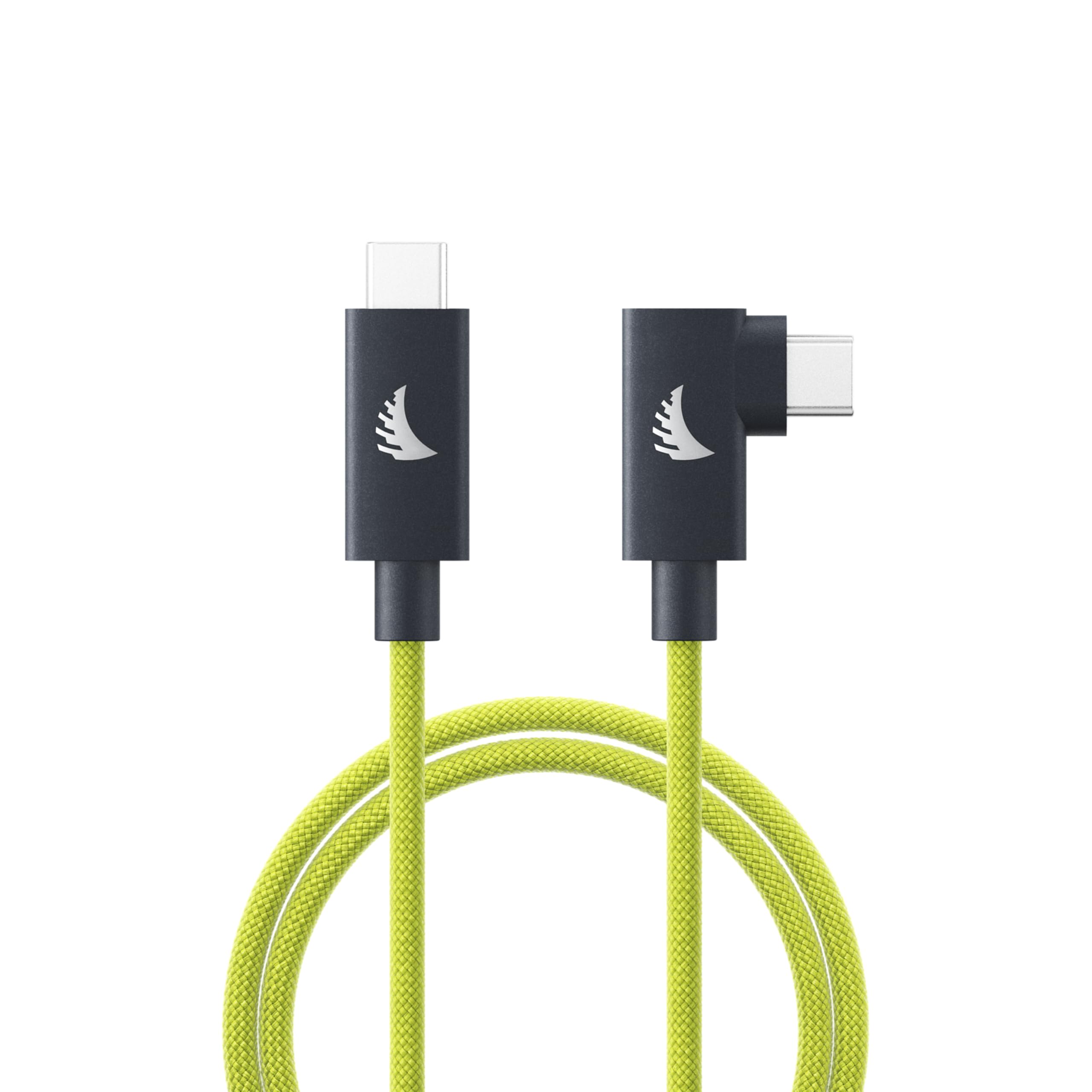 angelbird-usb-c-4-0-solid-flex-kabel-right-angle-lime-2-m-volle-ausstattung-40-g image 1