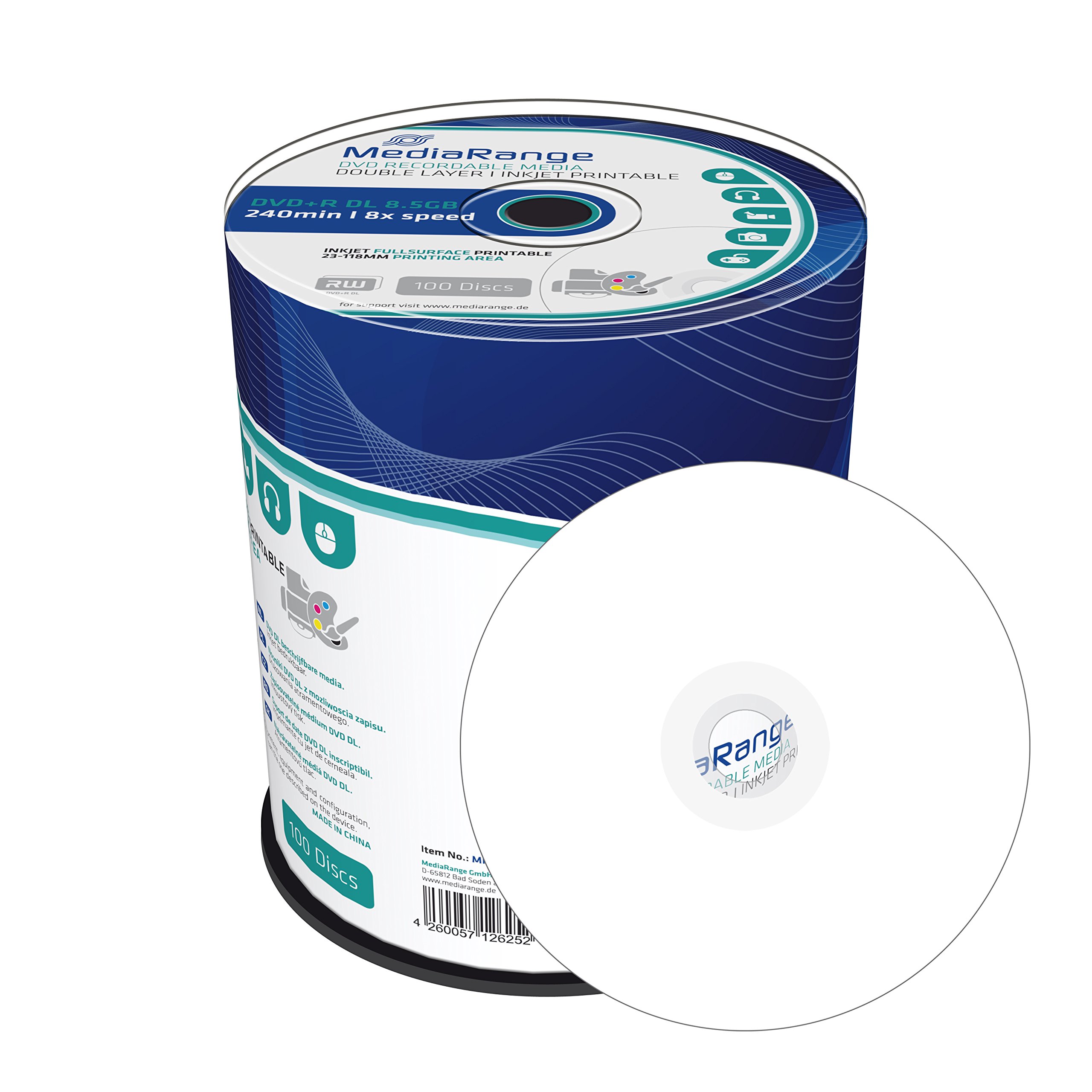 mediarange-dvd-r-dl-8-5gb-240-min-25er-pack-8x-inkjet-bedruckbar image 5