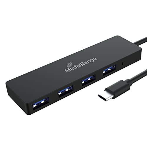 mediarange-usb-c-hub-4-ports-usb-3-0-schwarz image 6