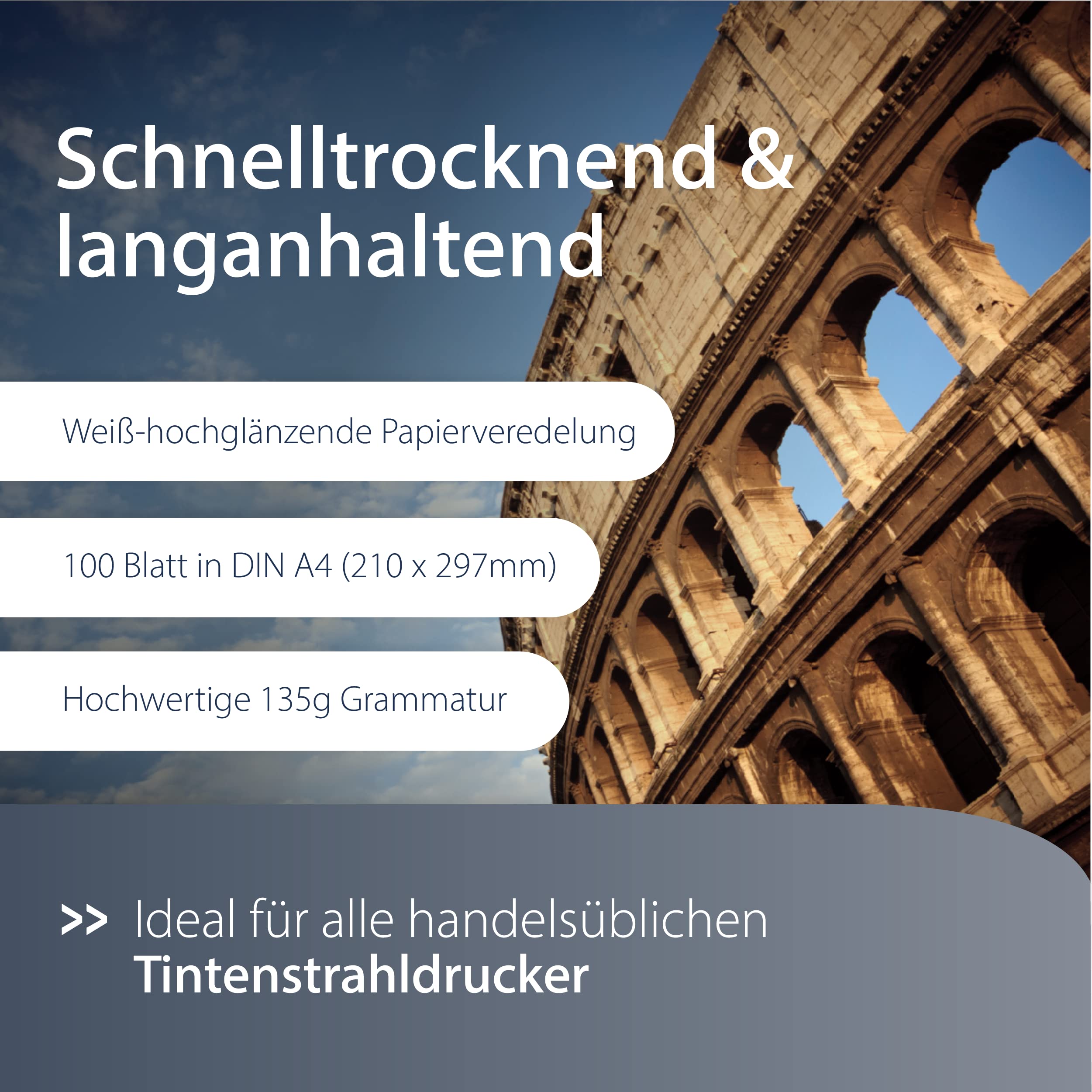 mediarange-hochglanz-fotopapier-135-g-m-100-blatt-f-r-inkjet-a4 image 4