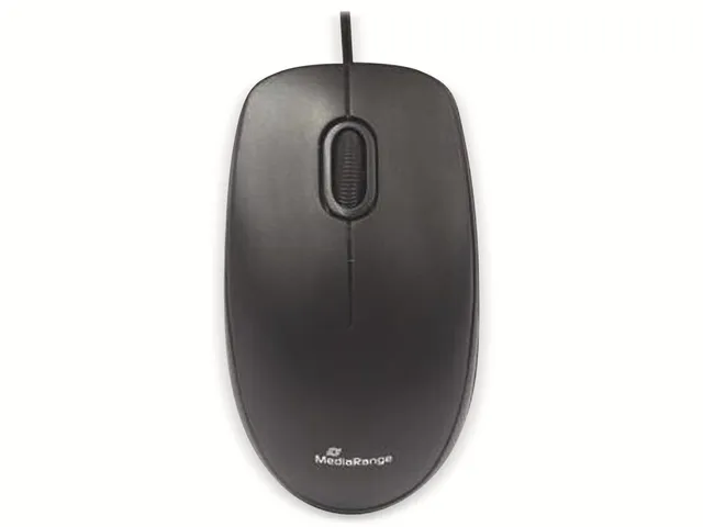 mediarange-ger-uscharme-pc-maus-mit-kabel-3-silent-klick-tasten-1000-dpi-usb-2-0 image 1