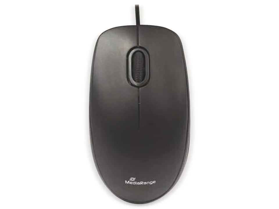 mediarange-ger-uscharme-pc-maus-mit-kabel-3-silent-klick-tasten-1000-dpi-usb-2-0 image 1
