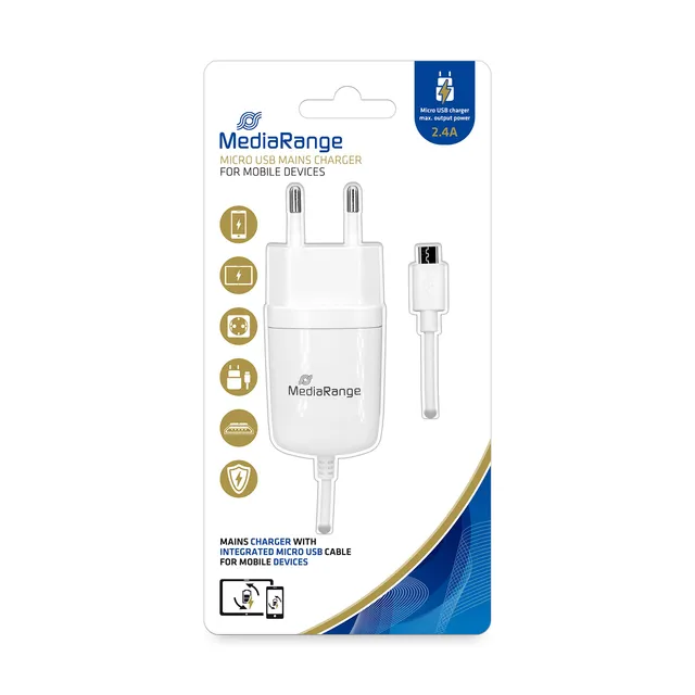 mediarange-steckdosen-ladeger-t-mit-integriertem-micro-usb-kabel-2-4-a-wei image 1