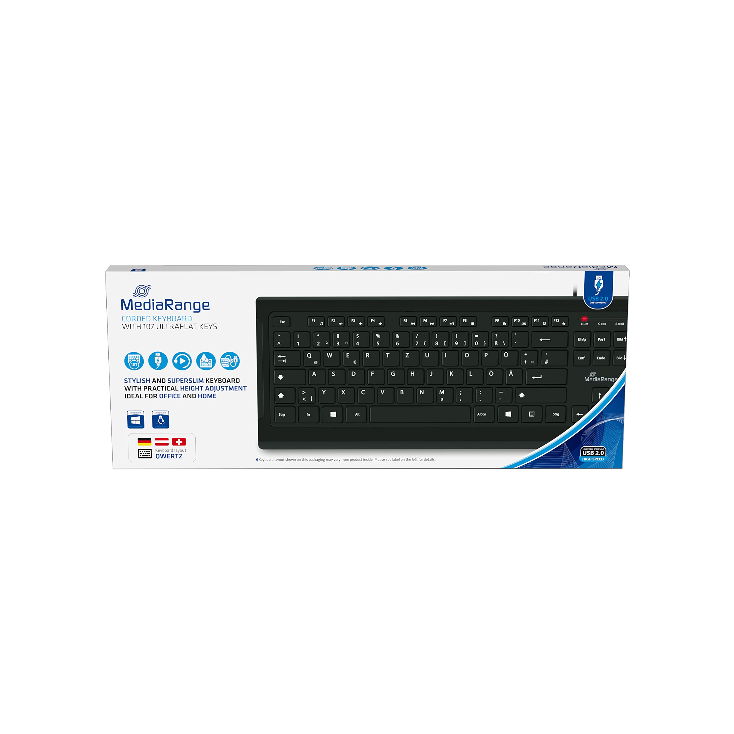 mediarange-kabelgebundene-usb-tastatur-qwertz-de-at-vollformat-schwarz-professio image 6