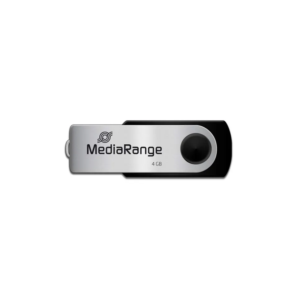 mediarange-usb-stick-usb-2-0-4gb-schwarz image 1